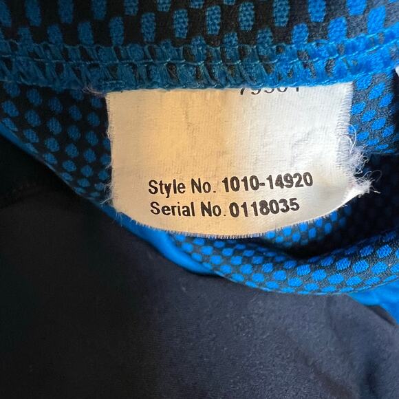 MAMMUT Softshell Windbreaker Full Zip Jacket in Blue and Black Men's Medium - Picture 15 of 16